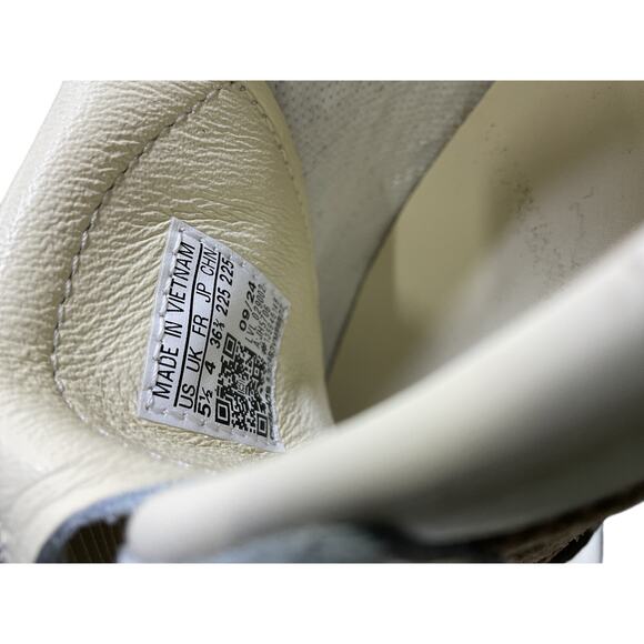 Adidas 'Samba' Cream Rubber Lt Nubuck And Suede-Trimmed Leather Sneakers Size - Picture 3 of 4